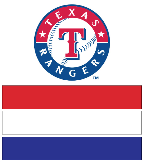 Texas Rangers Baseball Nail Art Designs