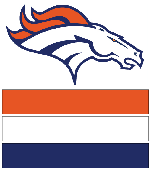 NFL Team Colors - Denver Broncos