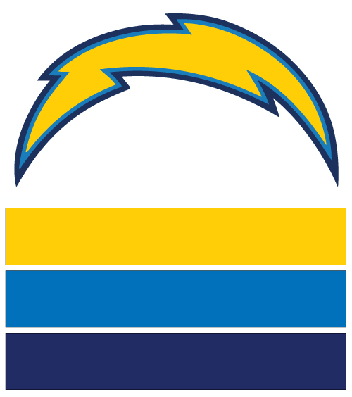 NFL Team 

Colors | San Diego Chargers | Navy, Gold & Cornflower Blue