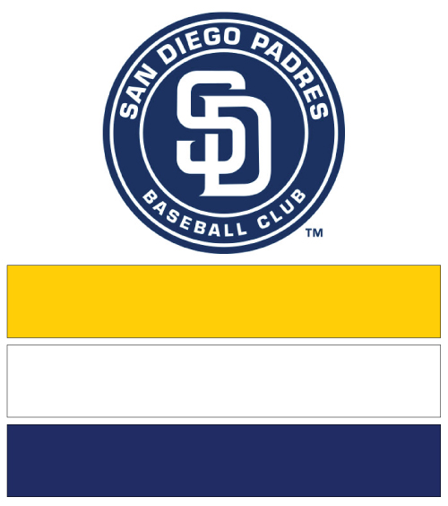 San Diego Padres Baseball Nail Art Designs