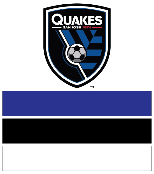 MLS Soccer San Jose Quakes team colors