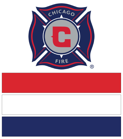 MLS Soccer Chicago Fire Team Colors