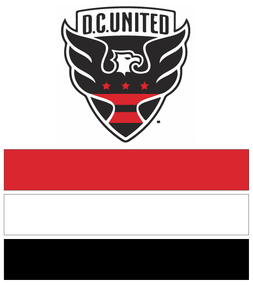 MLS Soccer DC United Team Colors