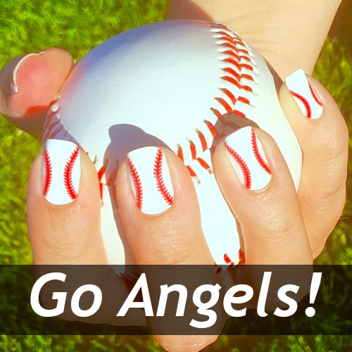 easy baseball nail designs