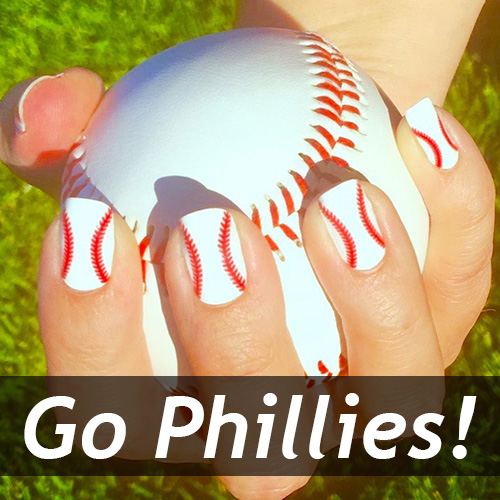 Philadelphia Phillies Baseball Nails