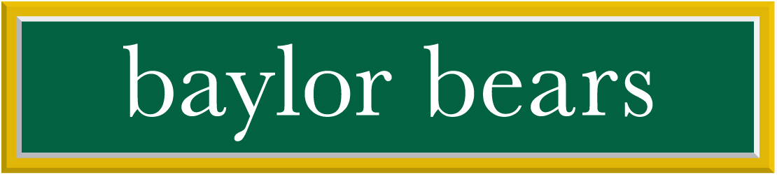 Baylor Bears School Colors