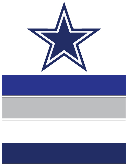 Dallas Cowboys Football Nail Art Ideas & Designs