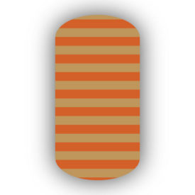 Burnt Orange & Caramel Nail Art Designs