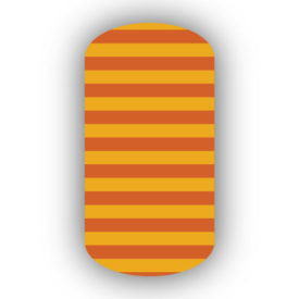 Burnt Orange & Mustard Yellow Nail Art Designs