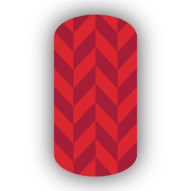 Red & Crimson Nail Art Designs
