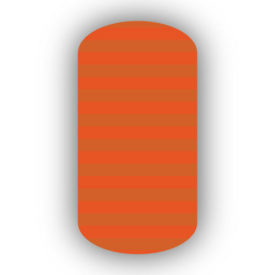 Dark Orange & Burnt Orange Nail Art Designs