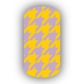 Gold & Lavender Nail Art Designs