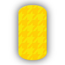 Gold & Lemon Yellow Nail Art Designs