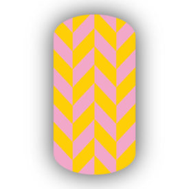 Pink & Gold Nail Art Designs