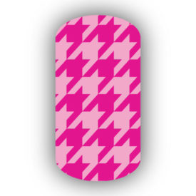 Hot Pink & Pink Nail Art Designs