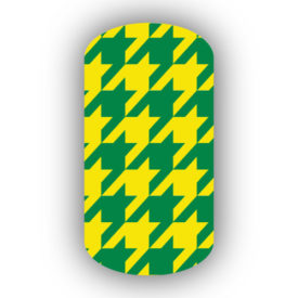 Lemon Yellow & Kelly Green Nail Art Designs