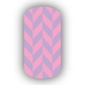 Pink & Lavender Nail Art Designs