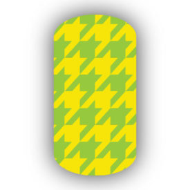 Lemon Yellow & Lime Green Nail Art Designs