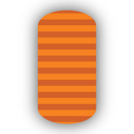 Light Orange & Burnt Orange Nail Art Designs