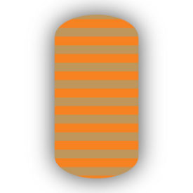 Light Orange & Caramel Nail Art Designs