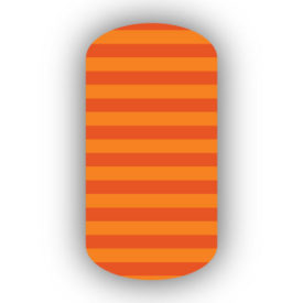 Light Orange & Dark Orange Nail Art Designs
