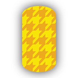 Lemon Yellow & Mustard Yellow Nail Art Designs