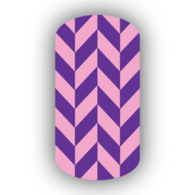Purple & Pink Nail Art Designs