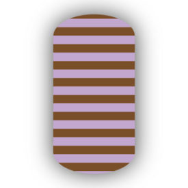 Lavender & Mocha Nail Art Designs