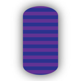 Royal Blue & Purple Nail Art Designs