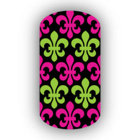 Fleur de Lis Nail Art Designs