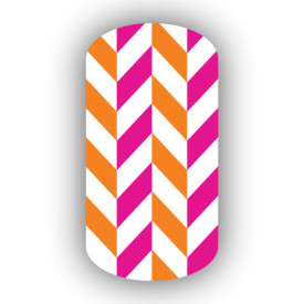 Herringbone Nail Art Designs