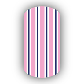 Vertical Pinstriped Nail Art Designs