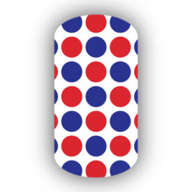 Large Polka Dots Nail Art Designs