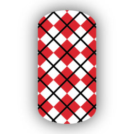 Argyle Nail Art Designs