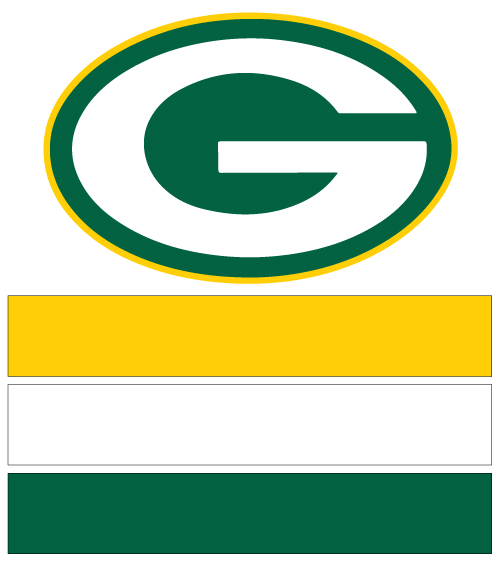 NFL Team Colors | Green Bay Packers | Forest Green, Gold & White