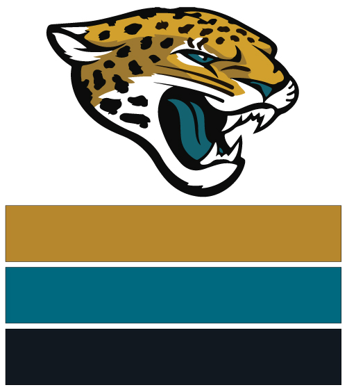 Image result for jacksonville jaguars team colors