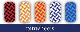 Pinwheel Nail Art Designs