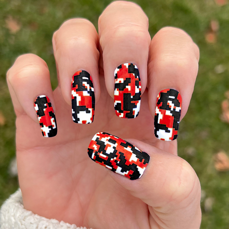 29+ Red and Black Nail Art Designs, Ideas | Design Trends | Red ombre nails,  Red nail designs, Black ombre nails
