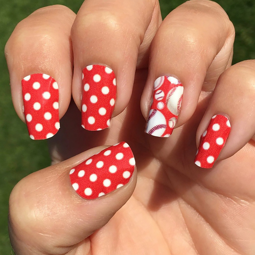 Luxury Black and White Polka Dot Dots Gel Press on Nails - Etsy